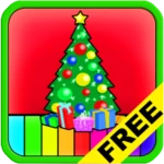 kids christmas piano free android application logo